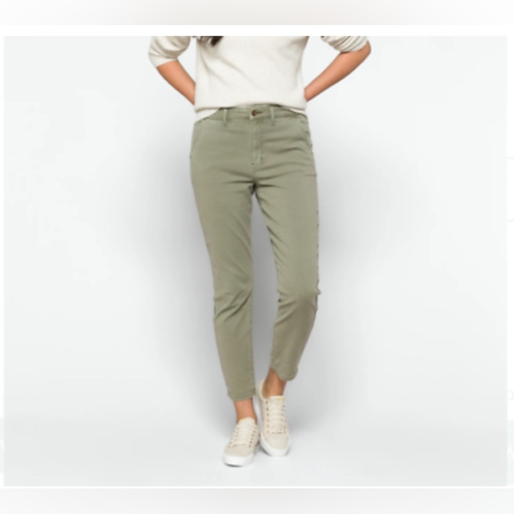 Cosmic Blue Love olive cuffed  skinny pants size 26  women's
